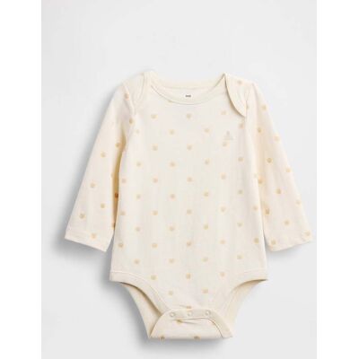 GAP KIDS , Body Bianco In Cotone A Pois, Unisex, Bianco, Taglia: 6-12M/69-74 GAP KIDS , Body Bianco In Cotone A Pois, Unisex, Bianco, Taglia: 6-12M/69-74