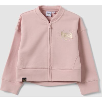Everlast , Felpa Rosa Con Zip In Misto Cotone Regular Fit Per Bambina, Unisex, Rosa, Taglia: 7-8 Everlast , Felpa Rosa Con Zip In Misto Cotone Regular Fit Per Bambina, Unisex, Rosa, Taglia: 7-8