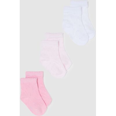 FAGOTTINO , Tripack Calze In Misto Cotone Multicolor Da Neonata Regular Fit, Bambina, Multicolor, Taglia: 6-12 FAGOTTINO , Tripack Calze In Misto Cotone Multicolor Da Neonata Regular Fit, Bambina, Multicolor, Taglia: 6-12