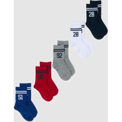 OVS KIDS , Multipack Calze Sportive Multicolor Da Bambino In Misto Cotone, Multicolor, Taglia: 25/27 OVS KIDS , Multipack Calze Sportive Multicolor Da Bambino In Misto Cotone, Multicolor, Taglia: 25/27