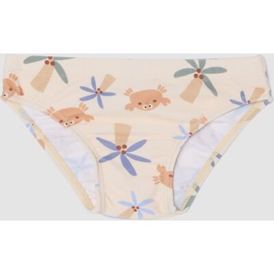 FAGOTTINO , Slip Mare Beige Per Neonati Con Stampe, Bambino, Bianco, Taglia: 18-24 FAGOTTINO , Slip Mare Beige Per Neonati Con Stampe, Bambino, Bianco, Taglia: 18-24