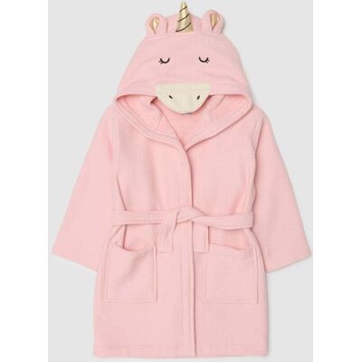 FAGOTTINO , Accappatoio In Puro Cotone Rosa Da Neonata A Forma Di Unicorno, Bambina, Rosa, Taglia: 12-18 FAGOTTINO , Accappatoio In Puro Cotone Rosa Da Neonata A Forma Di Unicorno, Bambina, Rosa, Taglia: 12-18