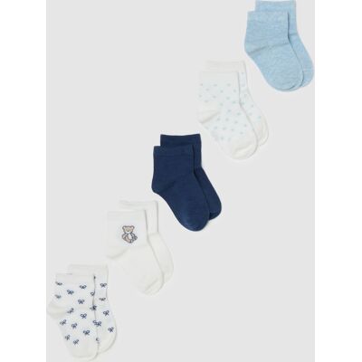 OVS KIDS , Multipack Calze Corte Aderenti In Misto Cotone Multicolor Da Bambine, Bambina, Multicolor, Taglia: 25/27 OVS KIDS , Multipack Calze Corte Aderenti In Misto Cotone Multicolor Da Bambine, Bambina, Multicolor, Taglia: 25/27