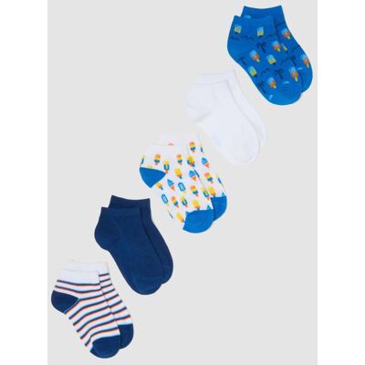 OVS KIDS , Multipack Calze In Misto Cotone Elasticizzato Multicolor Da Bambino, Multicolor, Taglia: 31/33 OVS KIDS , Multipack Calze In Misto Cotone Elasticizzato Multicolor Da Bambino, Multicolor, Taglia: 31/33