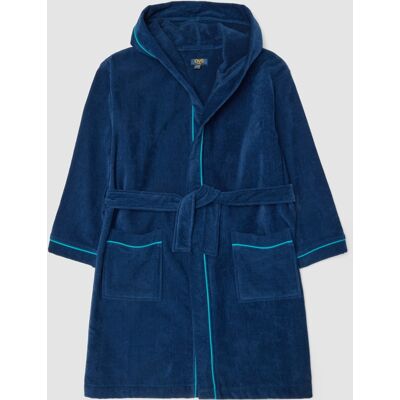 OVS KIDS , Accappatoio Blu In Puro Cotone Organico Con Cappuccio Per Bambino E Ragazzo, Blu, Taglia: 12-13 OVS KIDS , Accappatoio Blu In Puro Cotone Organico Con Cappuccio Per Bambino E Ragazzo, Blu, Taglia: 12-13