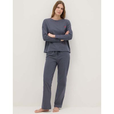 OVS , Pantaloni Pigiama In Puro Cotone A Righe Multicolor Regular Fit, Donna, Multicolor, Taglia: L OVS , Pantaloni Pigiama In Puro Cotone A Righe Multicolor Regular Fit, Donna, Multicolor, Taglia: L