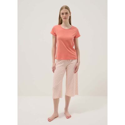 OVS , Pigiama In Puro Cotone Rosa Regular Fit, Donna, Rosa, Taglia: M OVS , Pigiama In Puro Cotone Rosa Regular Fit, Donna, Rosa, Taglia: M