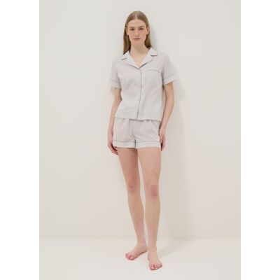 OVS , Pigiama In Puro Cotone Grigio Regular Fit, Donna, Grigio, Taglia: XL OVS , Pigiama In Puro Cotone Grigio Regular Fit, Donna, Grigio, Taglia: XL