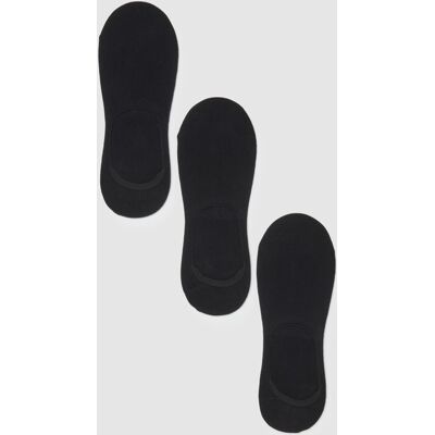 OVS , Tripack Calzini Invisibili Neri In Misto Cotone Regular Fit, Donna, Nero, Taglia: 36-38 OVS , Tripack Calzini Invisibili Neri In Misto Cotone Regular Fit, Donna, Nero, Taglia: 36-38