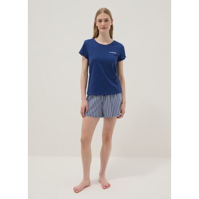 OVS , Pigiama Corto In Puro Cotone Multicolor Regular Fit, Donna, Multicolor, Taglia: L OVS , Pigiama Corto In Puro Cotone Multicolor Regular Fit, Donna, Multicolor, Taglia: L