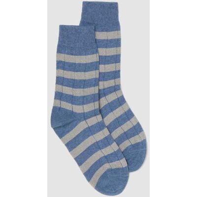 LES COPAINS , Calzini In Misto Cotone Elasticizzato A Righe Multicolor, Donna, Multicolor, Taglia: ONE SIZE LES COPAINS , Calzini In Misto Cotone Elasticizzato A Righe Multicolor, Donna, Multicolor, Taglia: ONE SIZE