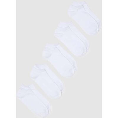 OVS , Multipack Calzini Corti Bianchi In Misto Cotone Regular Fit, Donna, Bianco, Taglia: 36-38 OVS , Multipack Calzini Corti Bianchi In Misto Cotone Regular Fit, Donna, Bianco, Taglia: 36-38