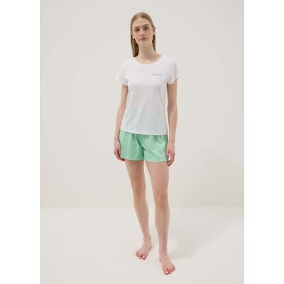 OVS , Pigiama Corto In Puro Cotone Multicolor Regular Fit, Donna, Multicolor, Taglia: M OVS , Pigiama Corto In Puro Cotone Multicolor Regular Fit, Donna, Multicolor, Taglia: M