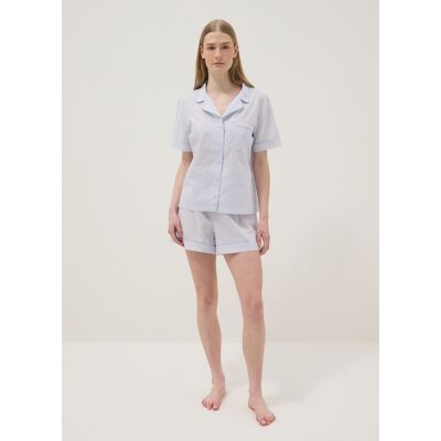 OVS , Pigiama In Puro Cotone Bianco Comfort Fit, Donna, Bianco, Taglia: L OVS , Pigiama In Puro Cotone Bianco Comfort Fit, Donna, Bianco, Taglia: L