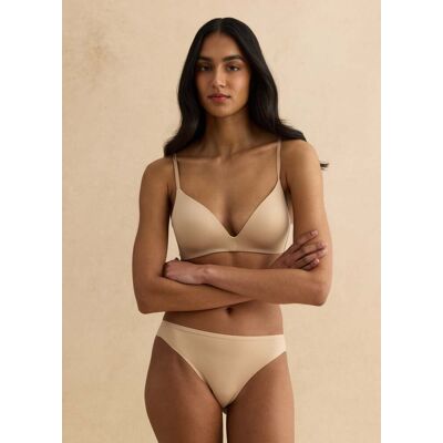 LES COPAINS , Brasiliana Beige Chiaro In Microfibra, Donna, Beige, Taglia: 4 LES COPAINS , Brasiliana Beige Chiaro In Microfibra, Donna, Beige, Taglia: 4