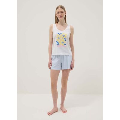 OVS , Pantaloncini Pigiama In Puro Cotone A Righe Multicolor Regular Fit, Donna, Multicolor, Taglia: M OVS , Pantaloncini Pigiama In Puro Cotone A Righe Multicolor Regular Fit, Donna, Multicolor, Taglia: M