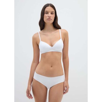 OVS , Culotte In Cotone Elasticizzato Bianco, Donna, Bianco, Taglia: 2 OVS , Culotte In Cotone Elasticizzato Bianco, Donna, Bianco, Taglia: 2