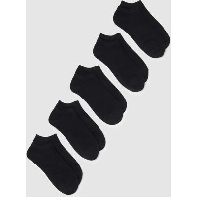 OVS , Multipack Calzini Corti Neri In Misto Cotone Regular Fit, Donna, Nero, Taglia: 39-41 OVS , Multipack Calzini Corti Neri In Misto Cotone Regular Fit, Donna, Nero, Taglia: 39-41