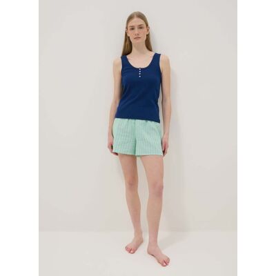 OVS , Short Pigiama Corto Verde In Cotone Organico Regular Fit, Donna, Verde, Taglia: XL OVS , Short Pigiama Corto Verde In Cotone Organico Regular Fit, Donna, Verde, Taglia: XL