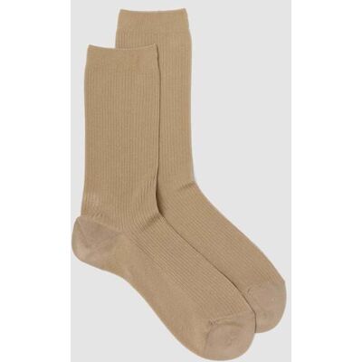 LES COPAINS , Calzini Lunghi Beige In Viscosa Elasticizzato, Donna, Beige, Taglia: ONE SIZE LES COPAINS , Calzini Lunghi Beige In Viscosa Elasticizzato, Donna, Beige, Taglia: ONE SIZE