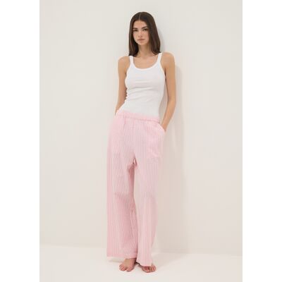 OVS , Pantaloni Pigiama In Puro Cotone A Righe Multicolor Regular Fit, Donna, Multicolor, Taglia: XS OVS , Pantaloni Pigiama In Puro Cotone A Righe Multicolor Regular Fit, Donna, Multicolor, Taglia: XS