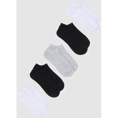 OVS , Multipack Calzini Corti Multicolor In Misto Cotone Regular Fit, Donna, Multicolor, Taglia: 39-41 OVS , Multipack Calzini Corti Multicolor In Misto Cotone Regular Fit, Donna, Multicolor, Taglia: 39-41