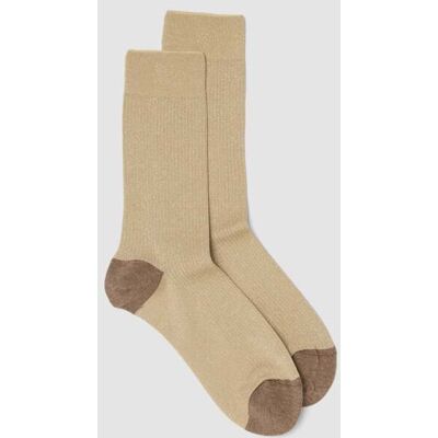 LES COPAINS , Calzini In Cotone Elasticizzato Beige Con Glitter, Donna, Beige, Taglia: ONE SIZE LES COPAINS , Calzini In Cotone Elasticizzato Beige Con Glitter, Donna, Beige, Taglia: ONE SIZE