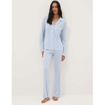 OVS , Pigiama In Pura Viscosa A Quadri Multicolor Regular Fit Con Collo A V, Donna, Multicolor, Taglia: XL OVS , Pigiama In Pura Viscosa A Quadri Multicolor Regular Fit Con Collo A V, Donna, Multicolor, Taglia: XL