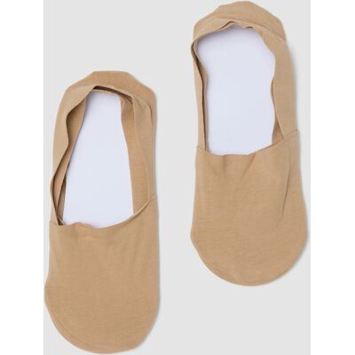 OVS , Bipack Di Calzini Beige Invisibili In Misto Cotone, Donna, Beige, Taglia: 39-41 OVS , Bipack Di Calzini Beige Invisibili In Misto Cotone, Donna, Beige, Taglia: 39-41