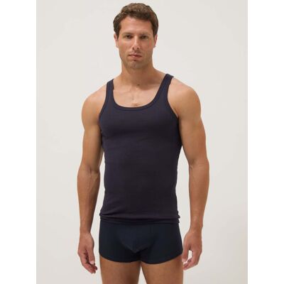 OVS , Canotta In Puro Cotone Organico Blu Regular Fit, Uomo, Blu, Taglia: XXL OVS , Canotta In Puro Cotone Organico Blu Regular Fit, Uomo, Blu, Taglia: XXL
