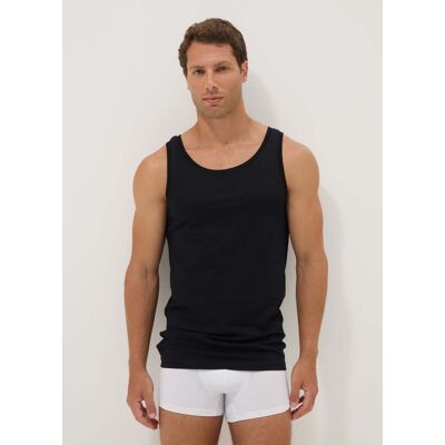 OVS , Canotta Nera In Puro Cotone Supima Regular Fit, Uomo, Nero, Taglia: XXL OVS , Canotta Nera In Puro Cotone Supima Regular Fit, Uomo, Nero, Taglia: XXL