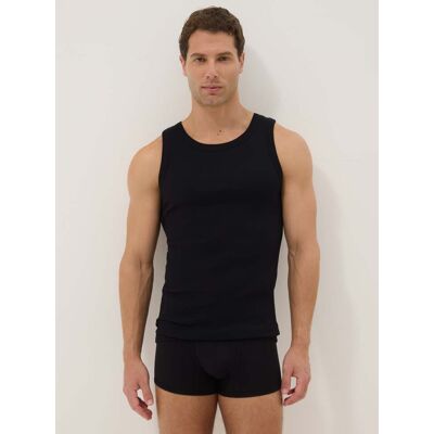 OVS , Canotta In Puro Cotone Organico Nero Regular Fit, Uomo, Nero, Taglia: XXL OVS , Canotta In Puro Cotone Organico Nero Regular Fit, Uomo, Nero, Taglia: XXL