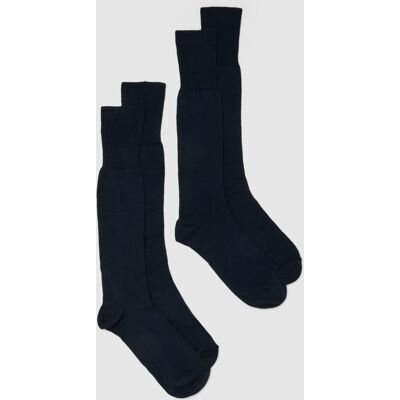 OVS , Bipack Calze Lunghe Blu Elasticizzate In Misto Bamboo, Uomo, Blu, Taglia: 40/41 OVS , Bipack Calze Lunghe Blu Elasticizzate In Misto Bamboo, Uomo, Blu, Taglia: 40/41