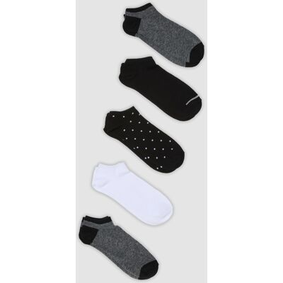 OVS , Multipack Di Cinque Calze Sportive Alla Caviglia Multicolor In Cotone Organico, Uomo, Multicolor, Taglia: 43-46 OVS , Multipack Di Cinque Calze Sportive Alla Caviglia Multicolor In Cotone Organico, Uomo, Multicolor, Taglia: 43-46