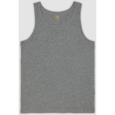 OVS , Canottiera Grigia In Puro Cotone Organico Regular Fit, Uomo, Grigio, Taglia: S OVS , Canottiera Grigia In Puro Cotone Organico Regular Fit, Uomo, Grigio, Taglia: S