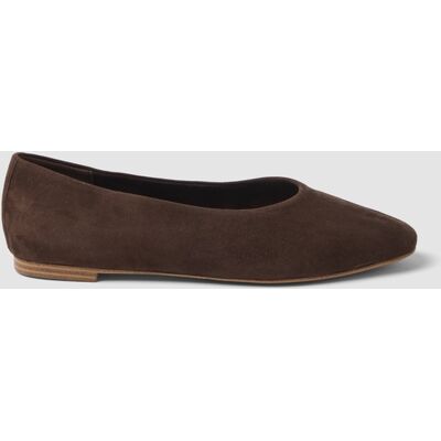 LES COPAINS , Ballerine In Vera Pelle Marrone Senza Fodera, Donna, Marrone, Taglia: 38 LES COPAINS , Ballerine In Vera Pelle Marrone Senza Fodera, Donna, Marrone, Taglia: 38