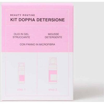 BEAUTY ROUTINE , Kit Doppia Detersione , Donna, Rosa, Taglia: FASUL BEAUTY ROUTINE , Kit Doppia Detersione , Donna, Rosa, Taglia: FASUL