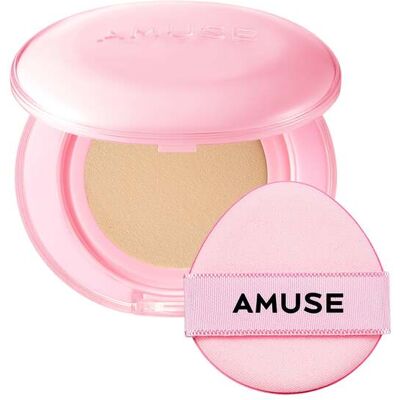 AMUSE , Fondotinta Cushion Effetto Pelle Di Rugiada - Make-up Coreano, Donna, Beige, Taglia: FASUL AMUSE , Fondotinta Cushion Effetto Pelle Di Rugiada - Make-up Coreano, Donna, Beige, Taglia: FASUL