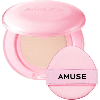 AMUSE , Fondotinta Cushion Effetto Pelle Di Rugiada - Make-up Coreano, Donna, Beige, Taglia: FASUL AMUSE , Fondotinta Cushion Effetto Pelle Di Rugiada - Make-up Coreano, Donna, Beige, Taglia: FASUL