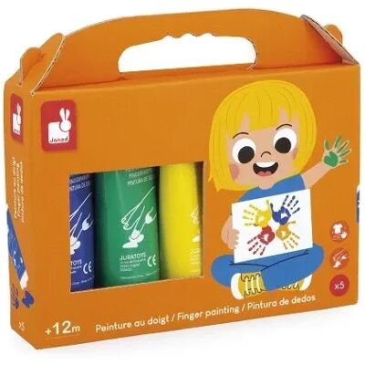 Janod Colori a dita lavabili 5 pezzi Janod Colori a dita lavabili 5 pezzi