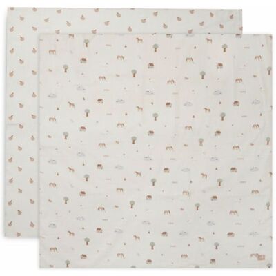 Jollein Mussolina Swaddle set da 2 pezzi Jollein Mussolina Swaddle set da 2 pezzi