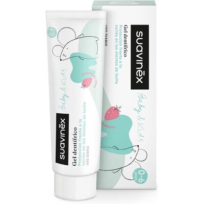 Suavinex Baby & Kids Gel Dentifricio con Fluoro 0–6 anni Suavinex Baby & Kids Gel Dentifricio con Fluoro 0–6 anni