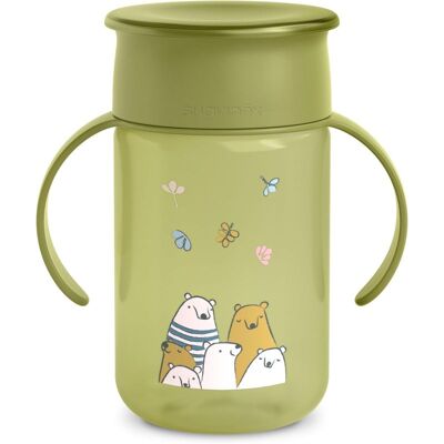 Suavinex My Family Rosa Pistacchio - Tazza con Sistema Antigoccia Suavinex My Family Rosa Pistacchio - Tazza con Sistema Antigoccia