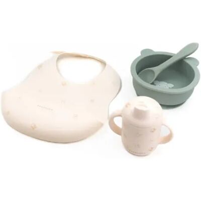 Set Pappa Bamboom in Silicone - Animal Friends Set Pappa Bamboom in Silicone - Animal Friends