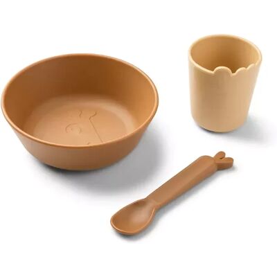 Set di Piatti Kiddish - Arancione - M - 3 Pezzi Set di Piatti Kiddish - Arancione - M - 3 Pezzi