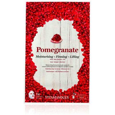 Vitamasques Maschera Tonificante e Idratante al Melograno Vitamasques Maschera Tonificante e Idratante al Melograno