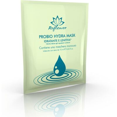 Reflower Maschera Viso In Tessuto Probio Hydra per pelli secche Reflower Maschera Viso In Tessuto Probio Hydra per pelli secche
