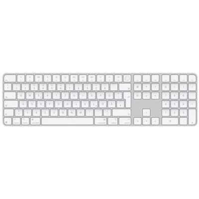 Apple Magic Keyboard con Touch ID e tastierino numerico MXK73D/A - Layout Tedesco - Bianco Apple Magic Keyboard con Touch ID e tastierino numerico MXK73D/A - Layout Tedesco - Bianco