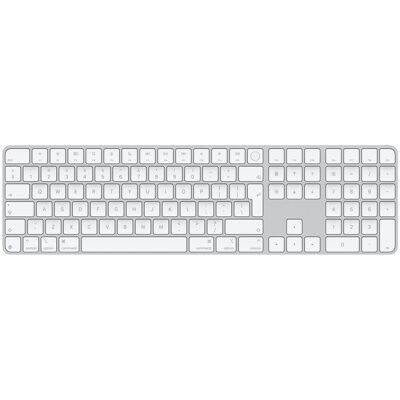 Apple Magic Keyboard con Touch ID e tastierino numerico MXK73Z/A - Layout Inglese - Bianco Apple Magic Keyboard con Touch ID e tastierino numerico MXK73Z/A - Layout Inglese - Bianco