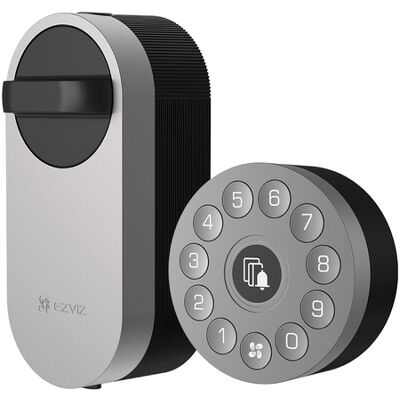 Serratura intelligente EZVIZ DL01S + DL01CP - Wi-Fi, Senza chiave, IP56 Serratura intelligente EZVIZ DL01S + DL01CP - Wi-Fi, Senza chiave, IP56
